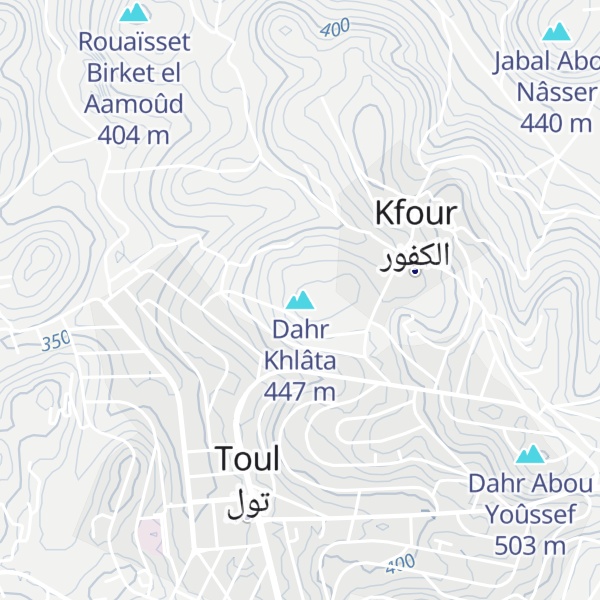 Map of Dahr Khlâta