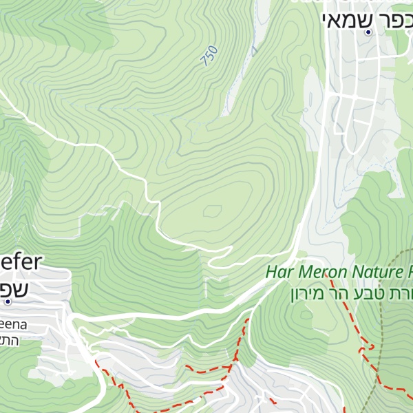Map of Mt. Shammay