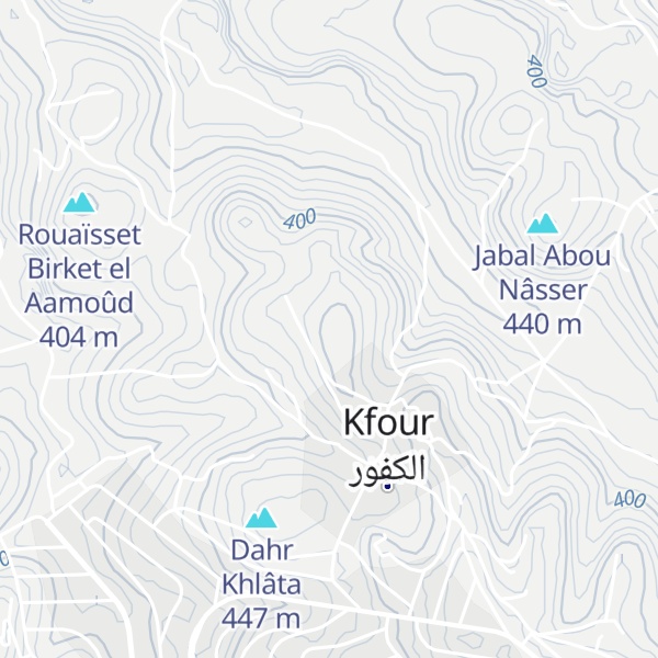 Map of Dahr el Michti