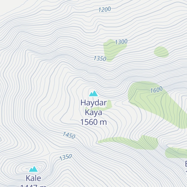 Map of Haydar Kaya