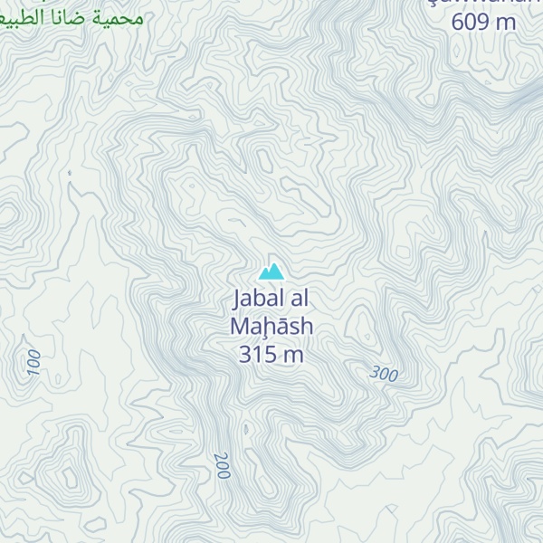 Map of Jabal al Maḩāsh