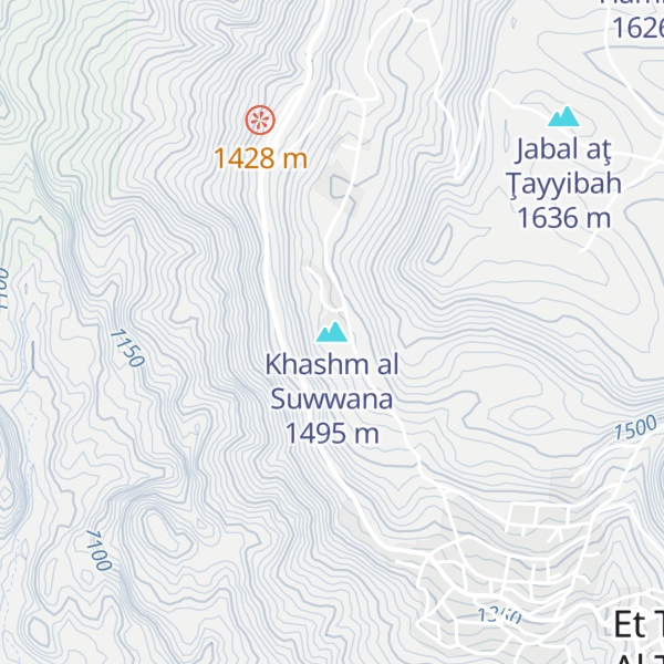 Map of Khashm al Suwwana