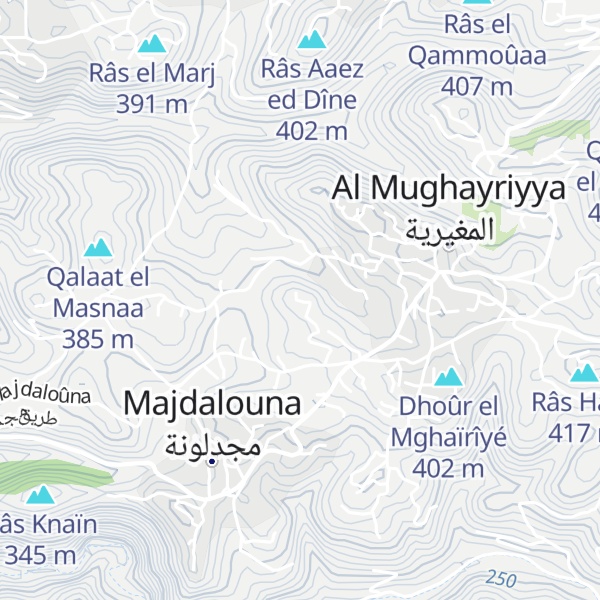 Map of Tannoûr Badr