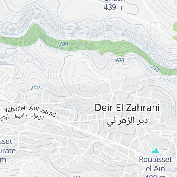 Map of Rouaïsset ech Chahâr