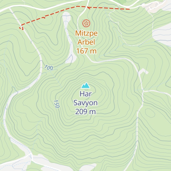 Map of Har Savyon