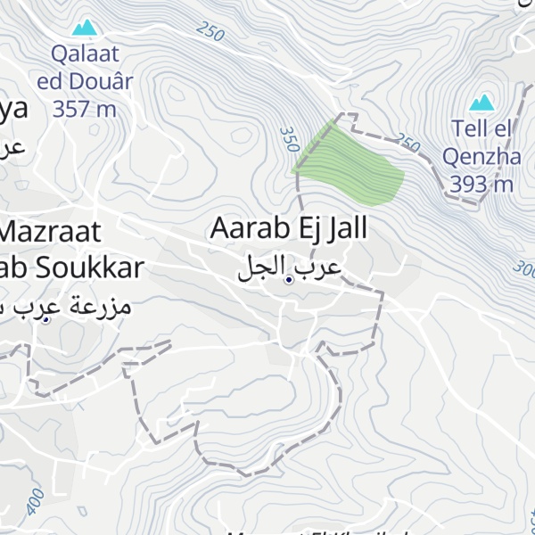 Map of Tell er Rouaïss