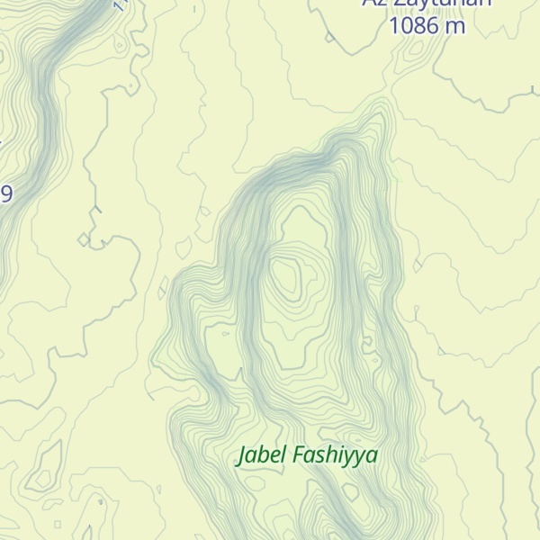 Map of Jebel Annafishiyyah