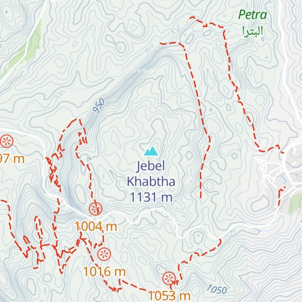 Map of Jebel Khabtha
