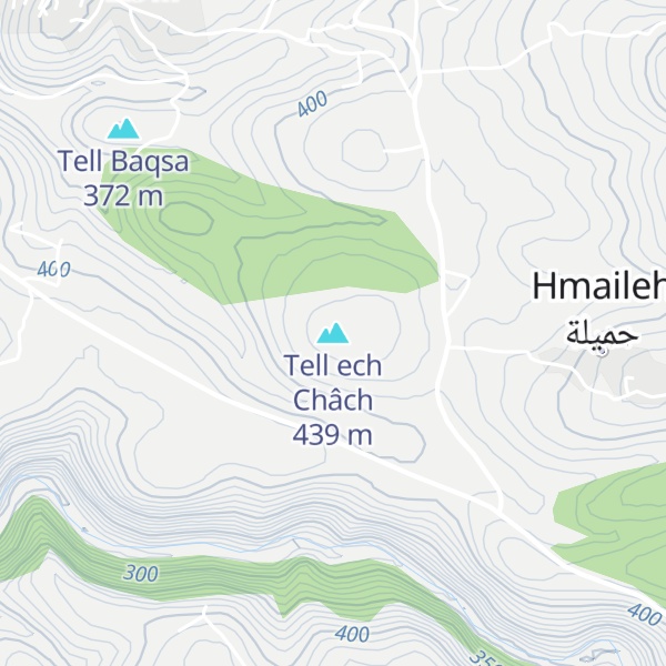 Map of Tell ech Châch