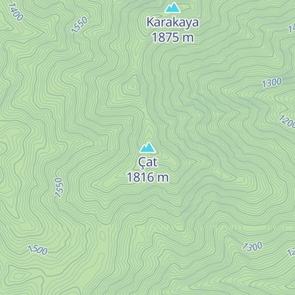 Map of Çat
