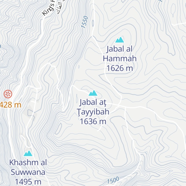 Map of Jabal aţ Ţayyibah