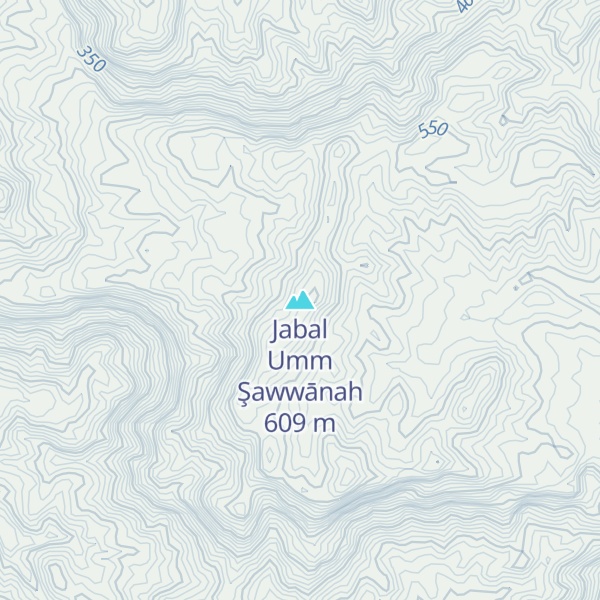 Map of Jabal Umm Şawwānah