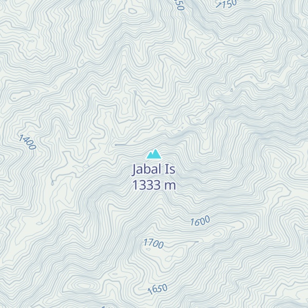 Map of Jabal Is
