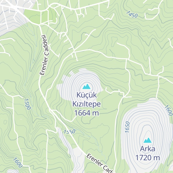 Map of Küçük Kızıltepe