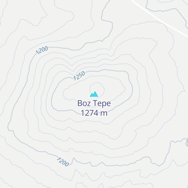 Map of Boz Tepe