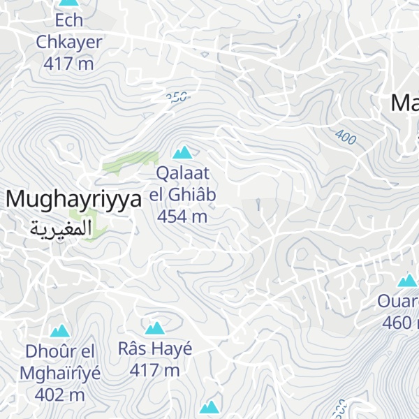 Map of Joûret el Baîyâd