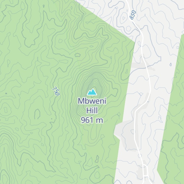 Map of Mbweni Hill