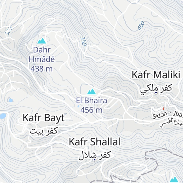 Map of El Bhaïra