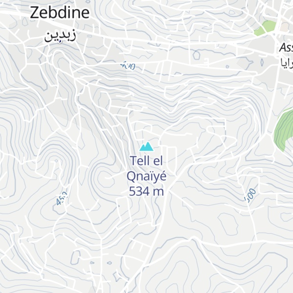 Map of Tell el Qnaïyé