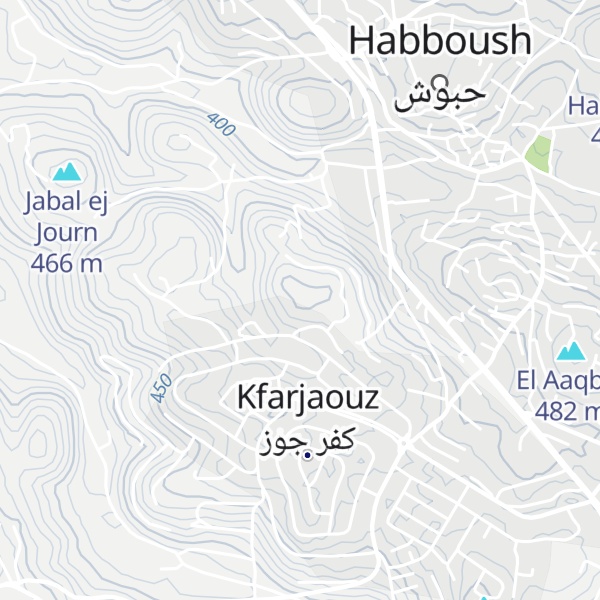 Map of Rouaïsset er Rjoumé