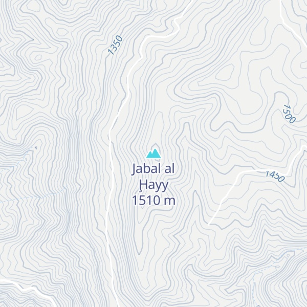 Map of Jabal al Ḩayy