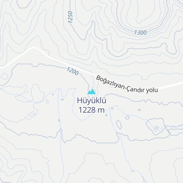 Map of Hüyüklü