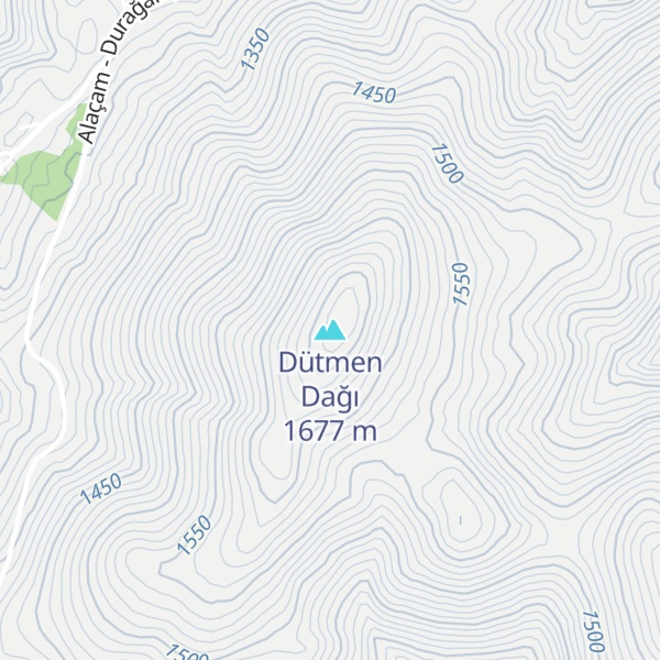 Map of Dütmen Dağı