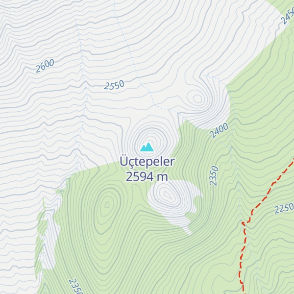 Map of Üçtepeler