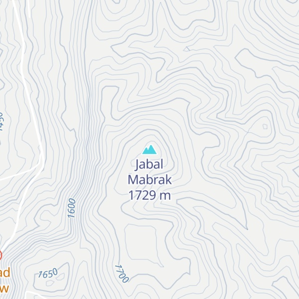Map of Jabal Mabrak