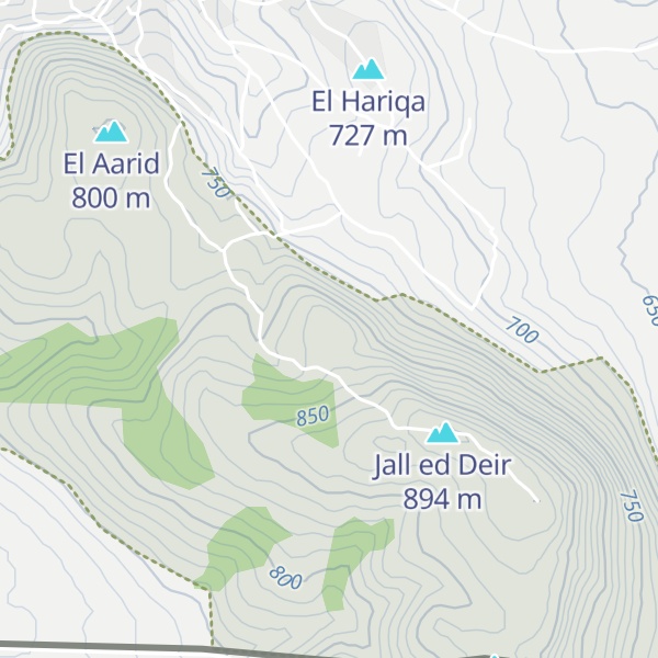 Map of Tallet Nasser