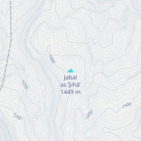 Map of Jabal as Şihā’