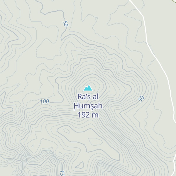 Map of Ra’s al Ḩumşah