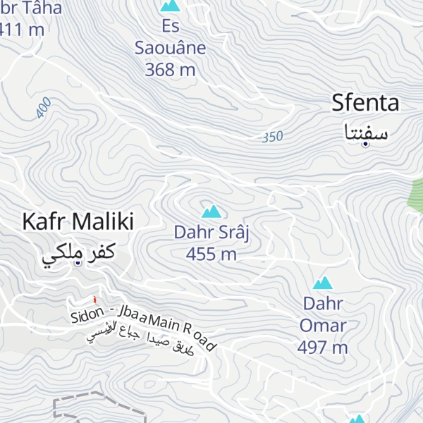 Map of Dahr Srâj