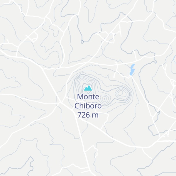 Map of Monte Chiboro
