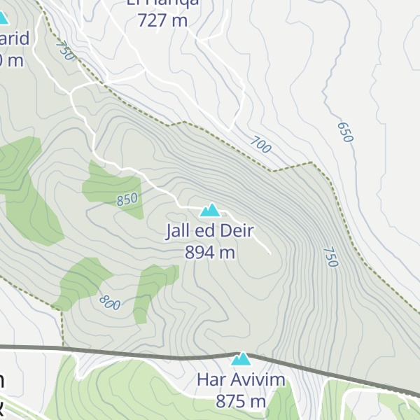 Map of Jall ed Deir