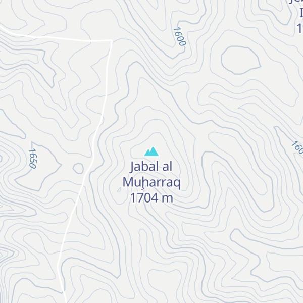 Map of Jabal al Muḩarraq