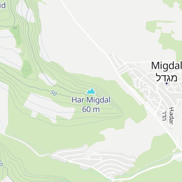 Map of Har Migdal