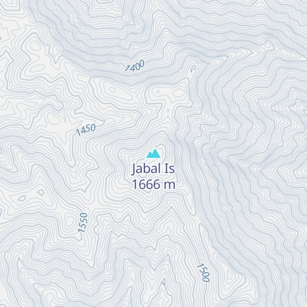 Map of Jabal Is