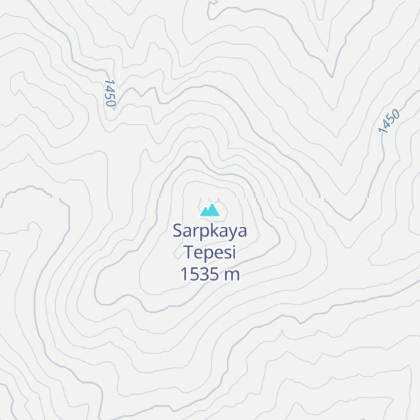 Map of Sarpkaya Tepesi