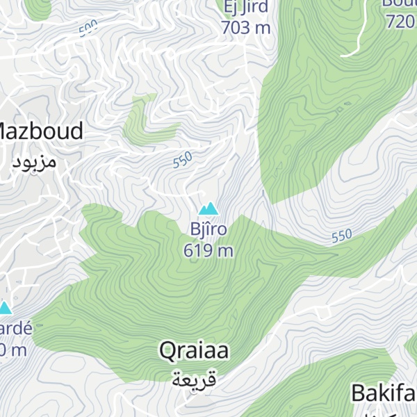 Map of Bjîro