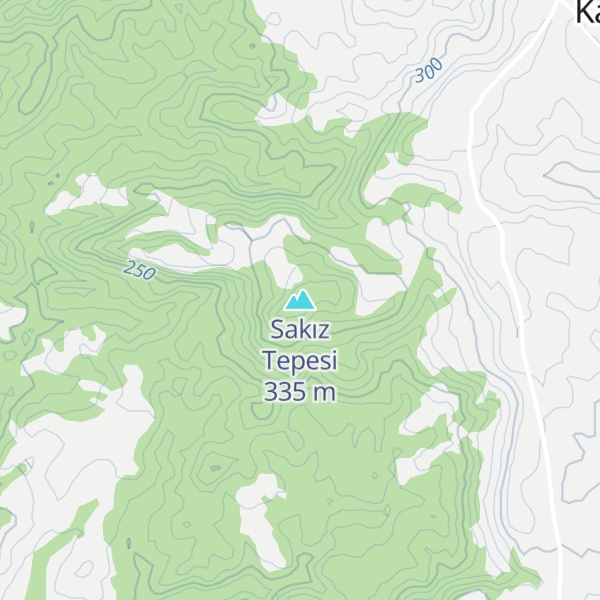 Map of Sakız Tepesi