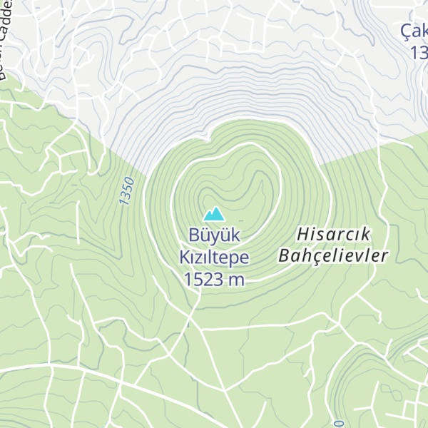 Map of Büyük Kızıltepe