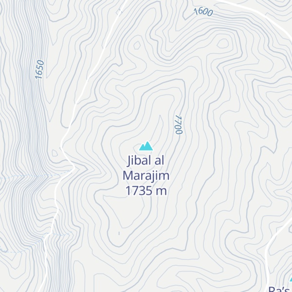 Map of Jibal al Marajim
