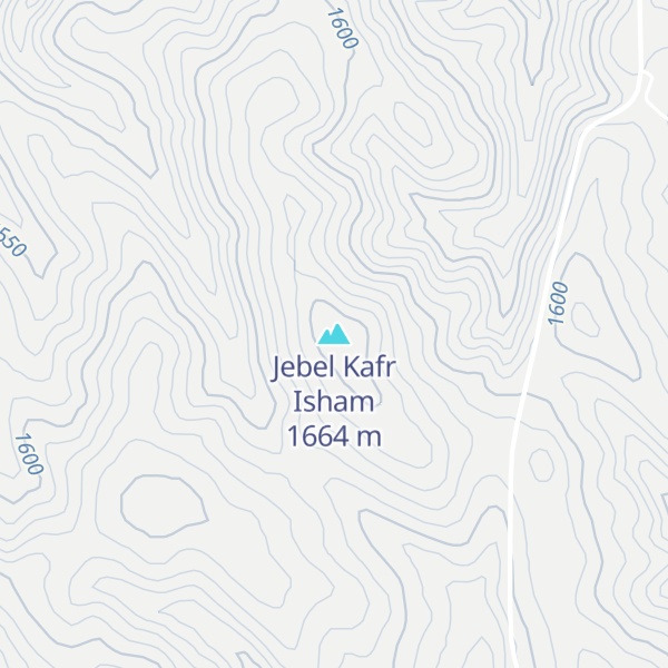 Map of Jebel Kafr Isham