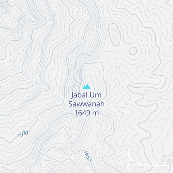 Map of Jabal Um Sawwanah