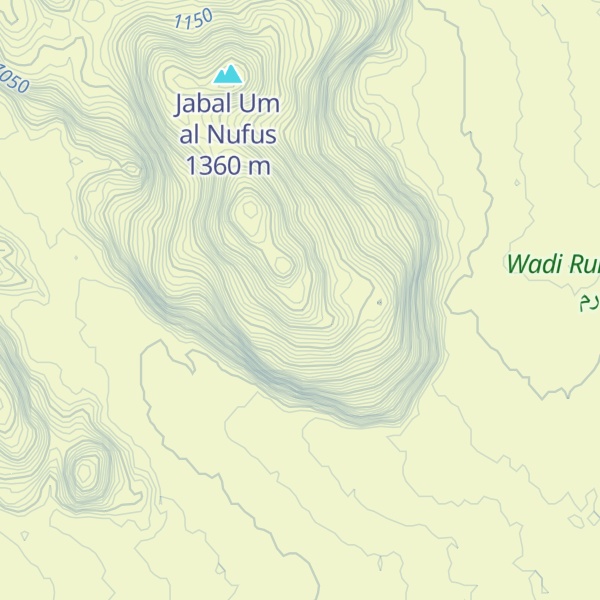 Map of Jebel Arashrasha