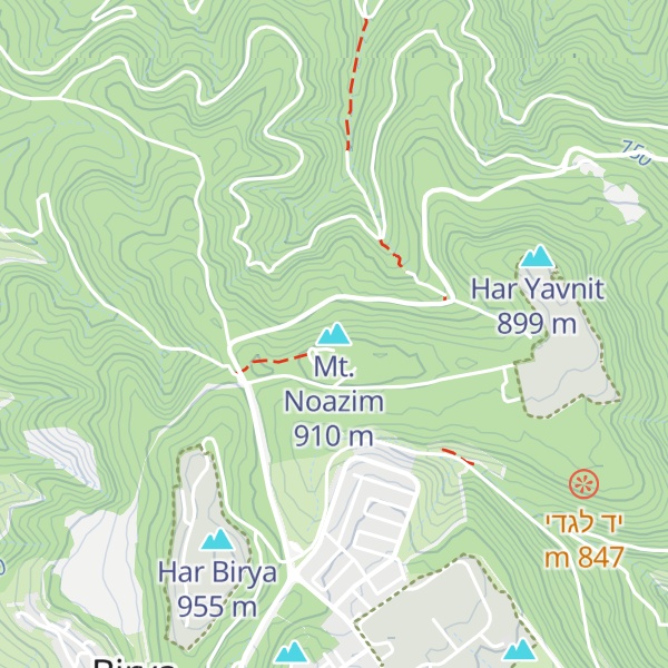 Map of Mt. Noazim