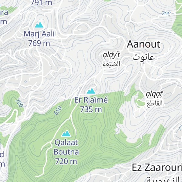 Map of Er Rjaïmé
