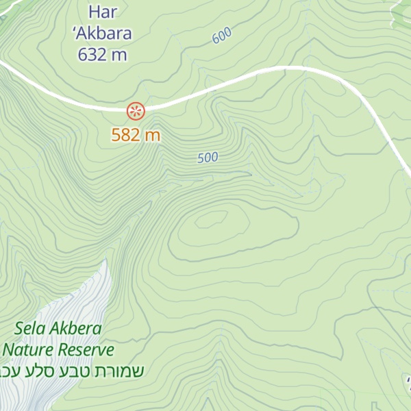 Map of Har ‘Aqavya