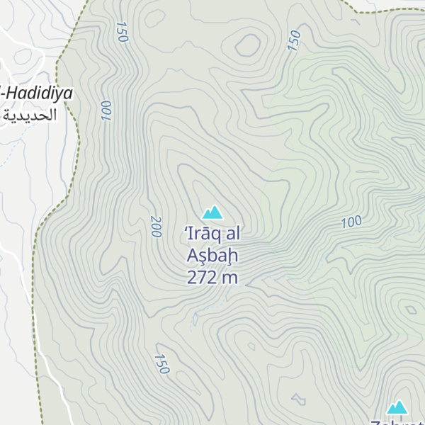 Map of ‘Irāq al Aşbaḩ